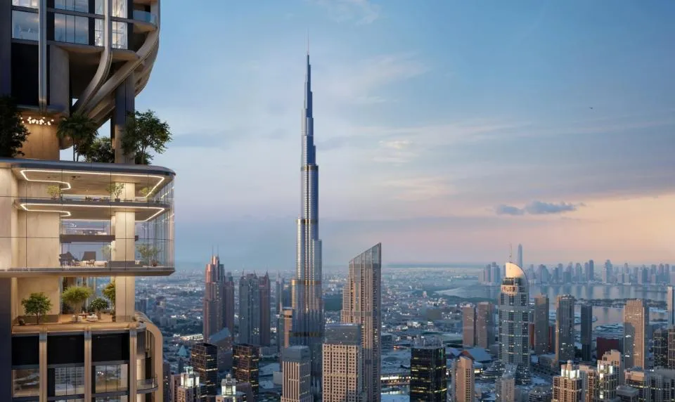 Visual of the DWTN Residences development