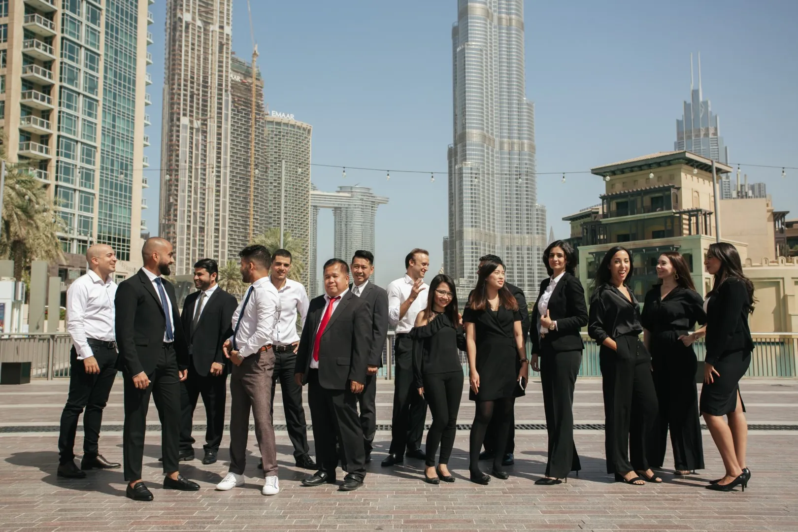 The team in the Dubai offices